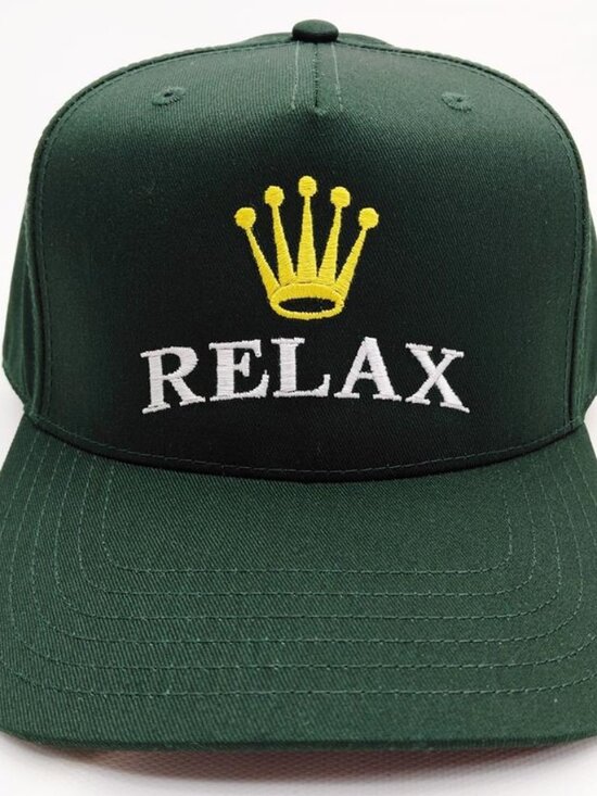Rolex Crown Embroidered Hat - Green 5-Panel Snapback - USA Made - NEW Streetwear main image 7